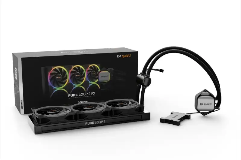 Picture of be quiet! PRO K Cooler Pure Loop 2FX 3x120mm ARGB Fans Black BW015