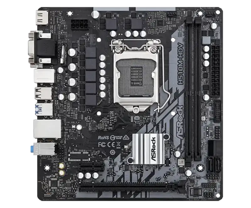 Picture of ASRock H510M-HDV 2DDR4 4SATA3 R2.0 90-MXBGS0-A0UAYZ