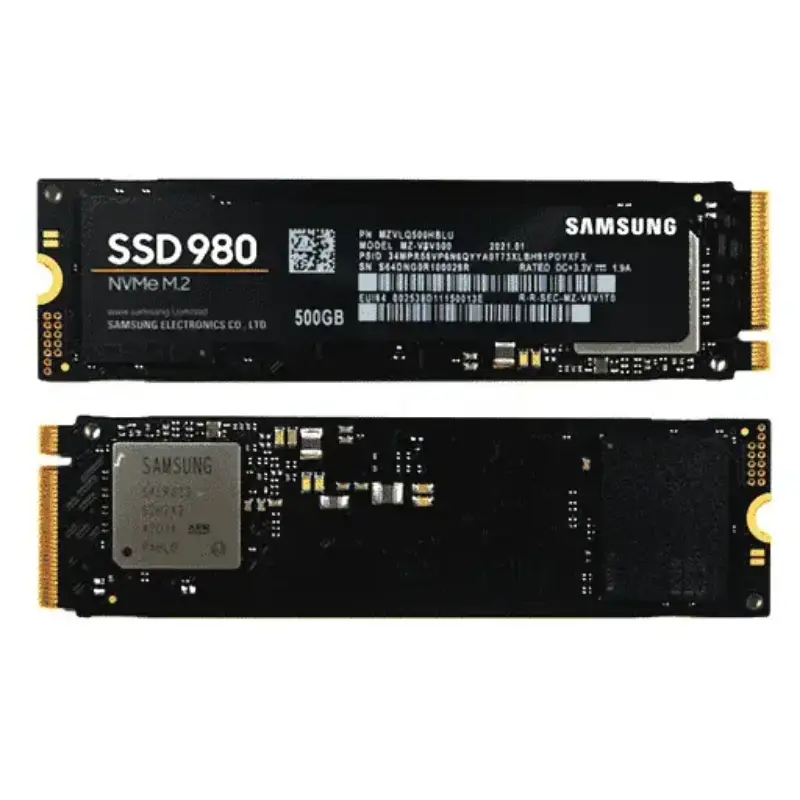 Picture of Samsung 500GB M.2 980 PCIe 3.0 NVMe SSD MZ-V8V500BW