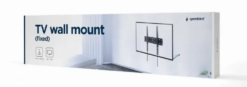 Picture of Gembird TV wall mount (fixed), 32”-55” (40kg) WM-55F-02