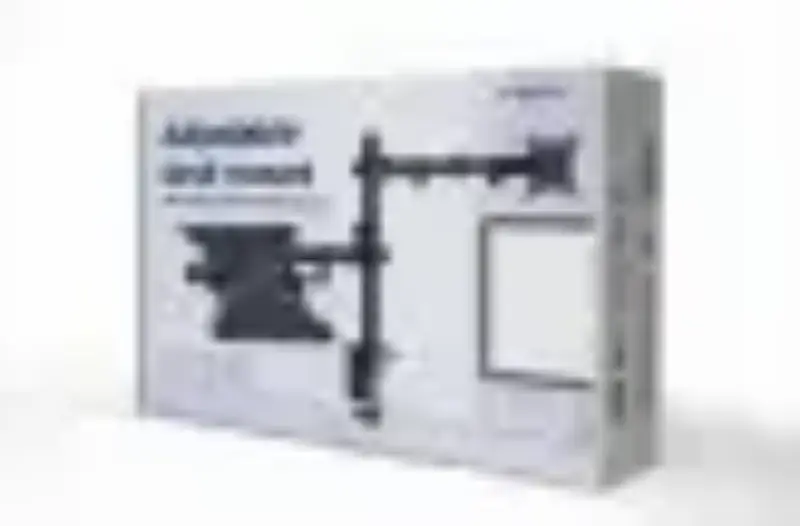 Picture of Gembird adjustable desk mount with Monitor arm up to 32'' & Notebook tray up to 17'' MA-DA-03