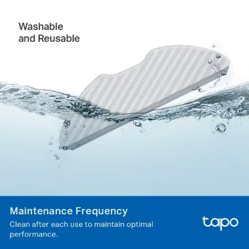 Picture of TP-Link Tapo RVA300 Vacuum Washable Mop Cloth for Tapo RV30 Plus, RV30, RV10 Plus, RV10