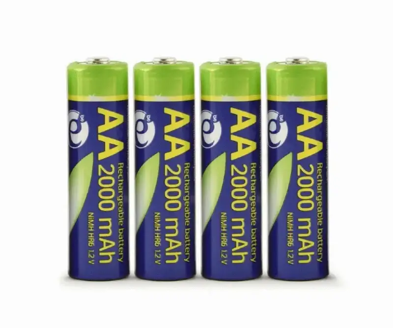 Picture of Gembird Ni-MH rechargeable AA batteries  4 pack  2000mAh EG-BA-AA20R4-01