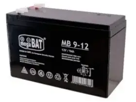Picture of MPL VRLA MB 12V/9Ah  Battery MB 9-12 (151/65/94mm)