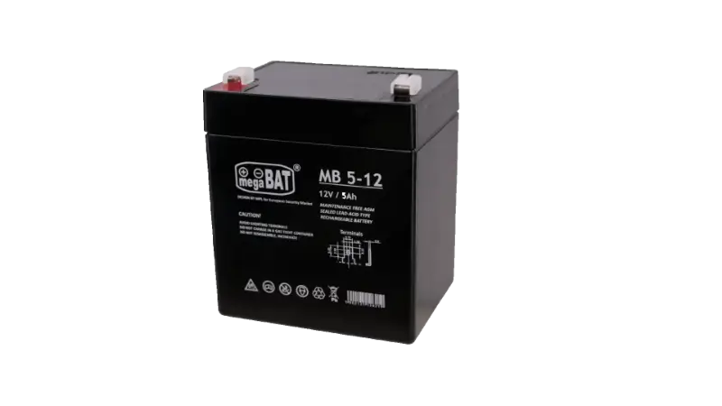 Picture of MPL VRLA MB 12V/5Ah  Battery MB 5-12 (90/70/101 mm)