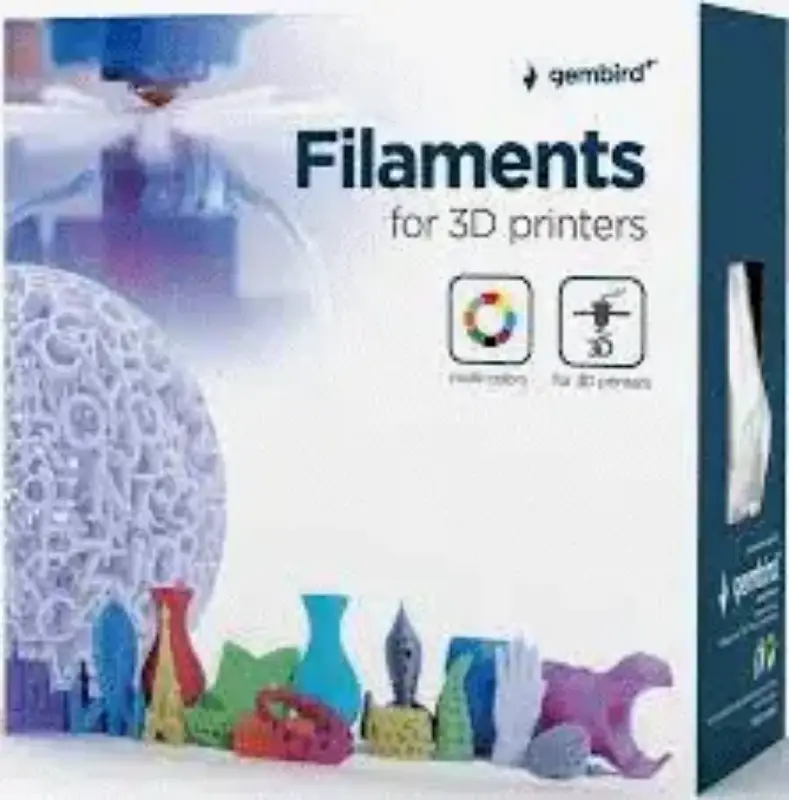 Picture of Gembird PLA Flame-Bright Blue, 1 kg 3DP-PLA1.75-01-FB