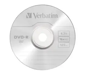 Picture of Verbatim DVD+R 16x Branded 15 Cello Pack Box of 24