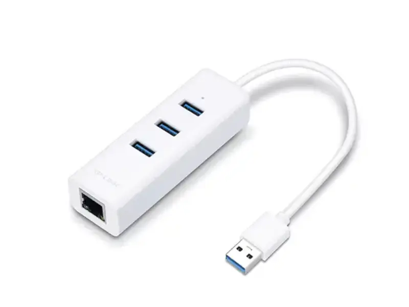 Picture of TP-Link UE330 USB 3.0 3-Port Hub & Gigabit Ethernet Adapter 2 in 1 USB Adapter