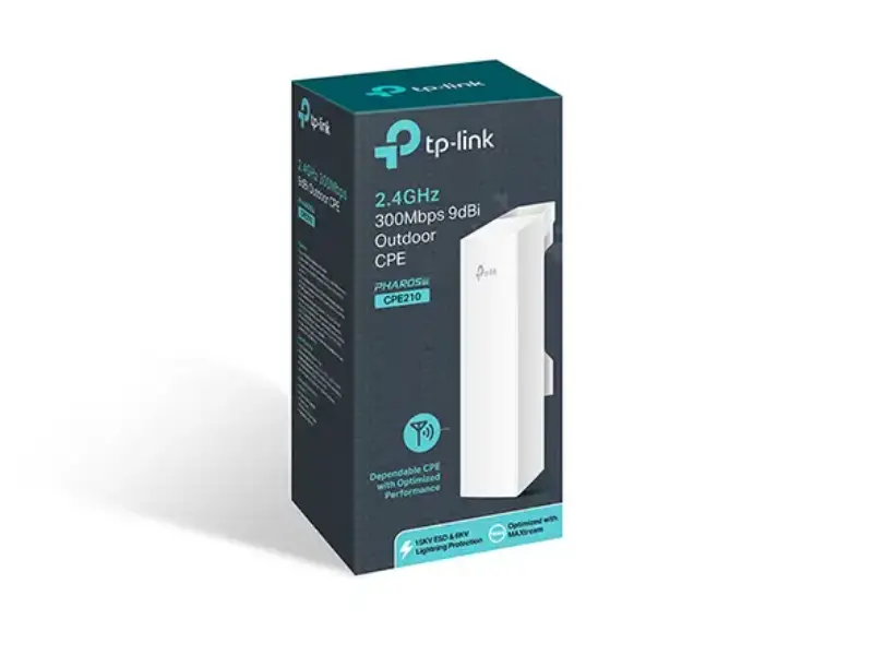 Picture of TP-Link CPE210 2.4GHz 300Mbps 9dBi Outdoor CPE