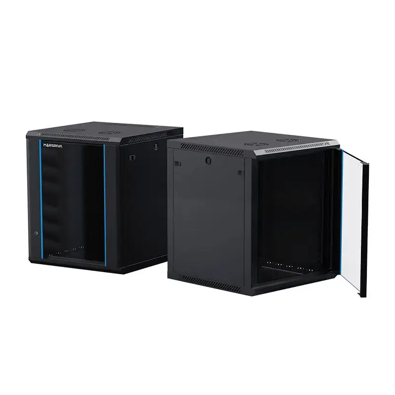 Picture of Marsriva WS6615 Wall-Mount Cabinet 600*600*15U 1xShelf 1xFan