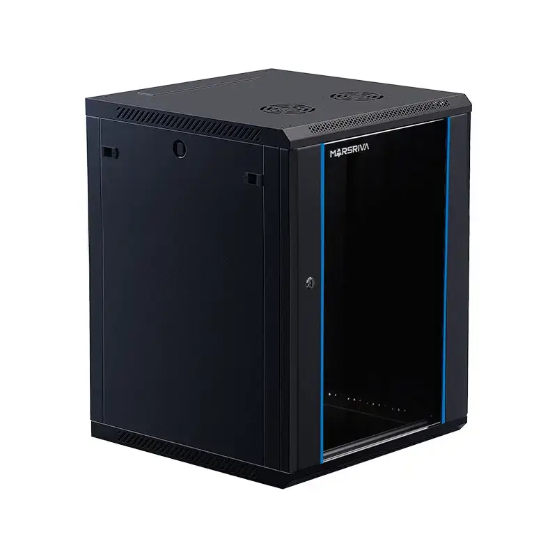 Picture of Marsriva WS6615 Wall-Mount Cabinet 600*600*15U 1xShelf 1xFan