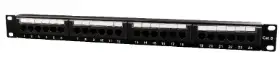 Picture of Gembird CAT6 24 port patch panel with rear cable management NPP-C624CM-001