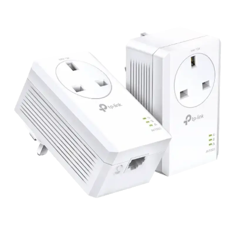 Picture of TP-Link TL-PA7017P KIT AV1000 Gigabit Pass-through Powerline Starter Kit
