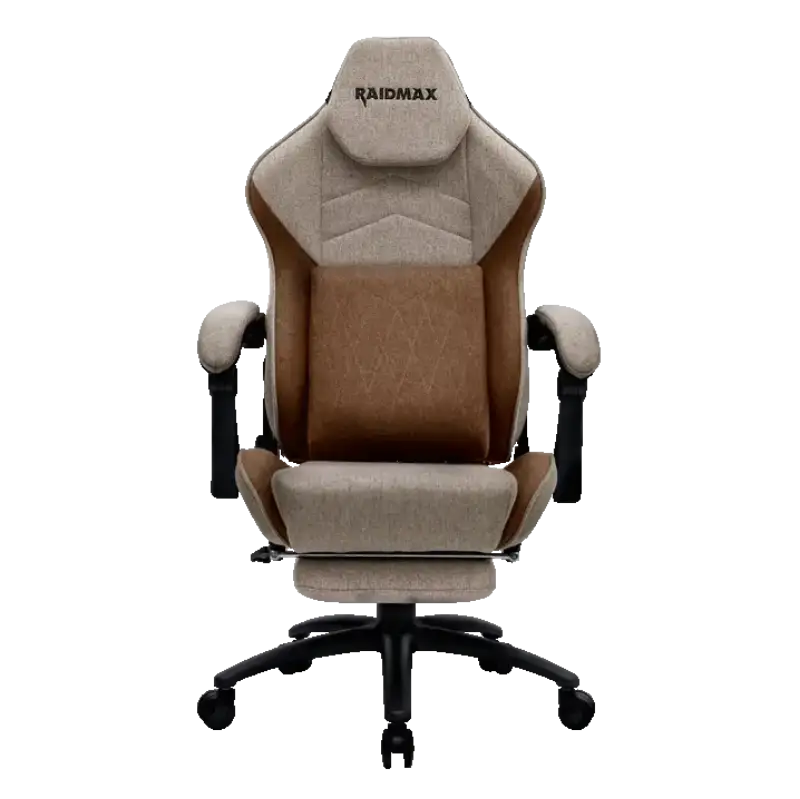 Picture of Raidmax Drakon DK719 Brown Breathable Fabric Exterior 180deg reclinable/Class 4 Gas Lift