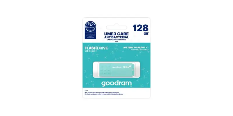 Picture of GOODRAM 64GB UME3 CARE USB 3.2 Gen1 UME3-0640CRR11