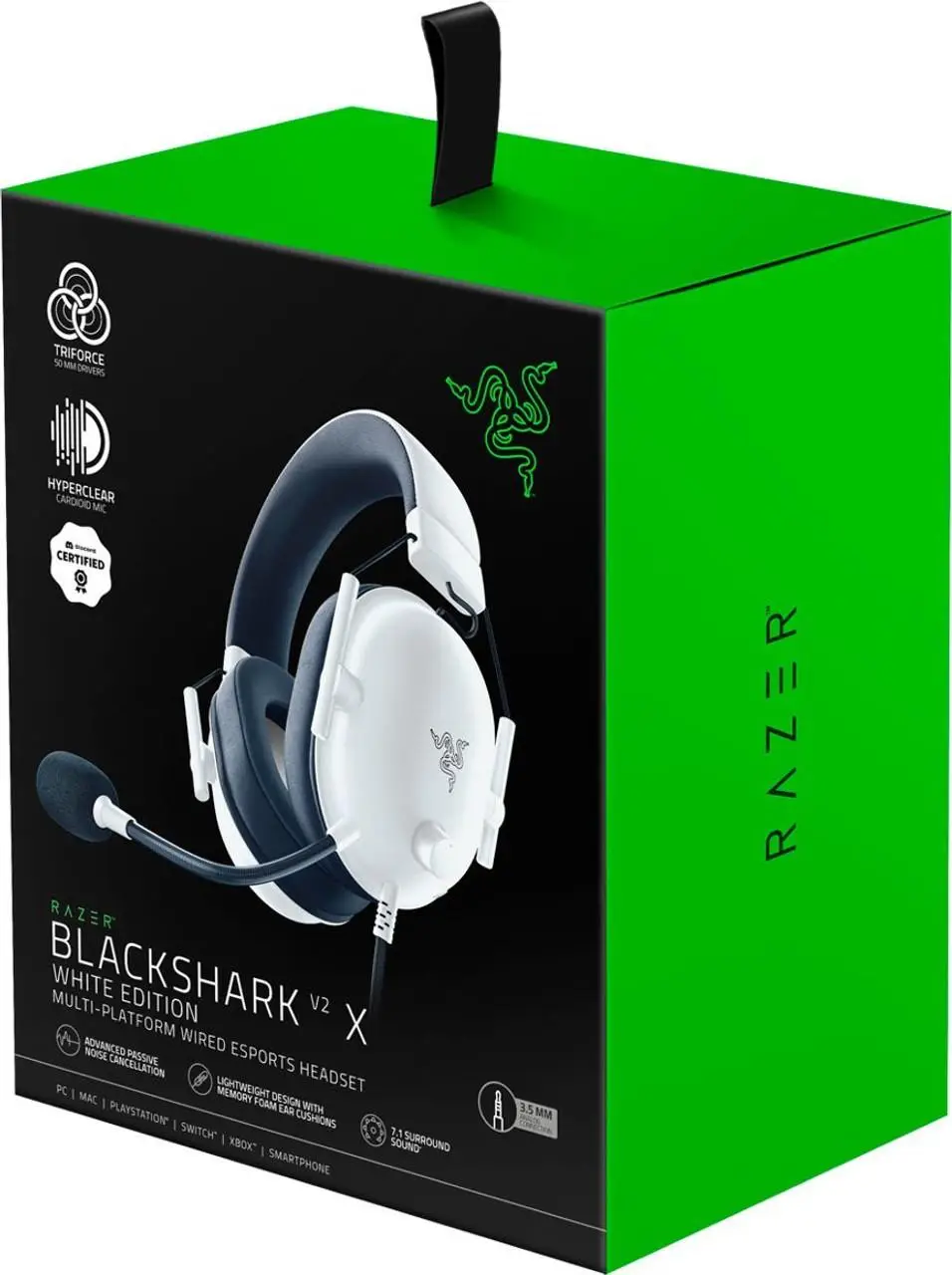 Techstore LTD. Razer Blackshark V2 X 7.1 Headset White RZ04