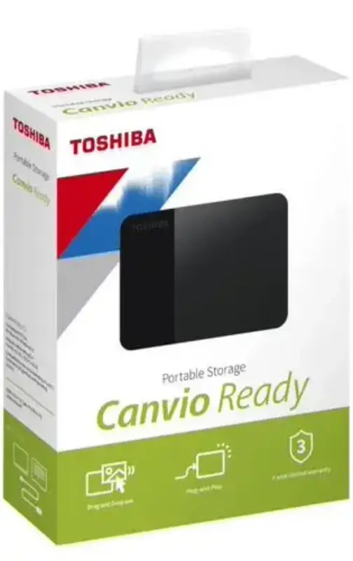 Picture of Toshiba External 2.5 1TB Canvio Basics  USB 3.2/USB 2.0 Black