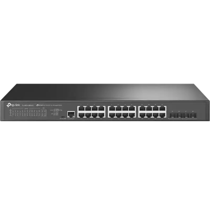 Picture of TP-Link TL-SG3428X-M2 Omada 24-Port 2.5GBASE-T L2+ Managed Switch with 4 10GE SFP+ Slots