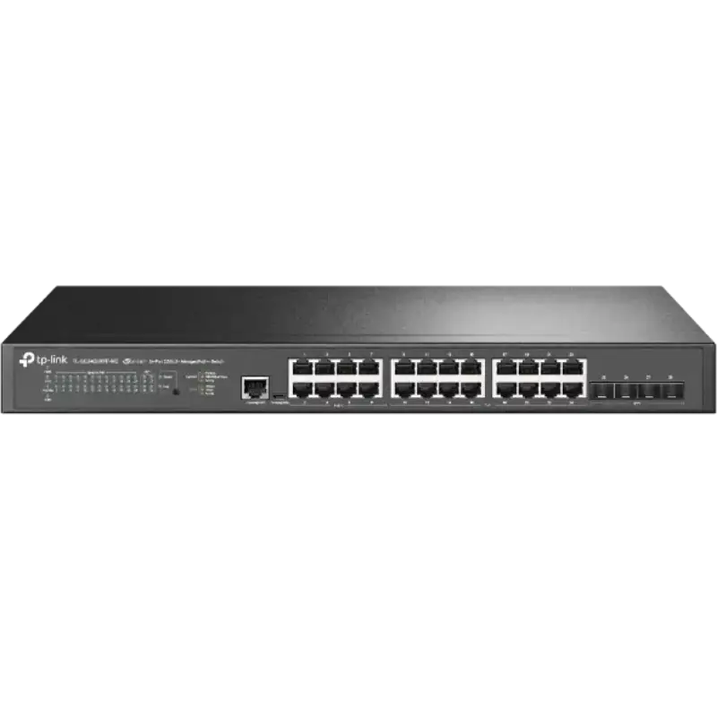 Picture of TP-Link TL-SG3428XPP-M2 Omada 24-Port 2.5GBASE-T and 4-Port 10GE SFP+ L2+ Managed Switch