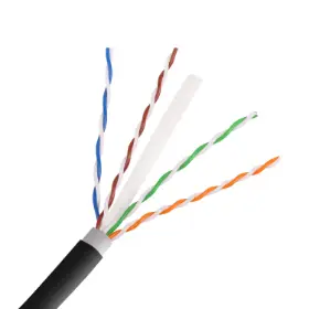 Picture of TapeCom UTP CAT6 BC Outdoor Black per meter
