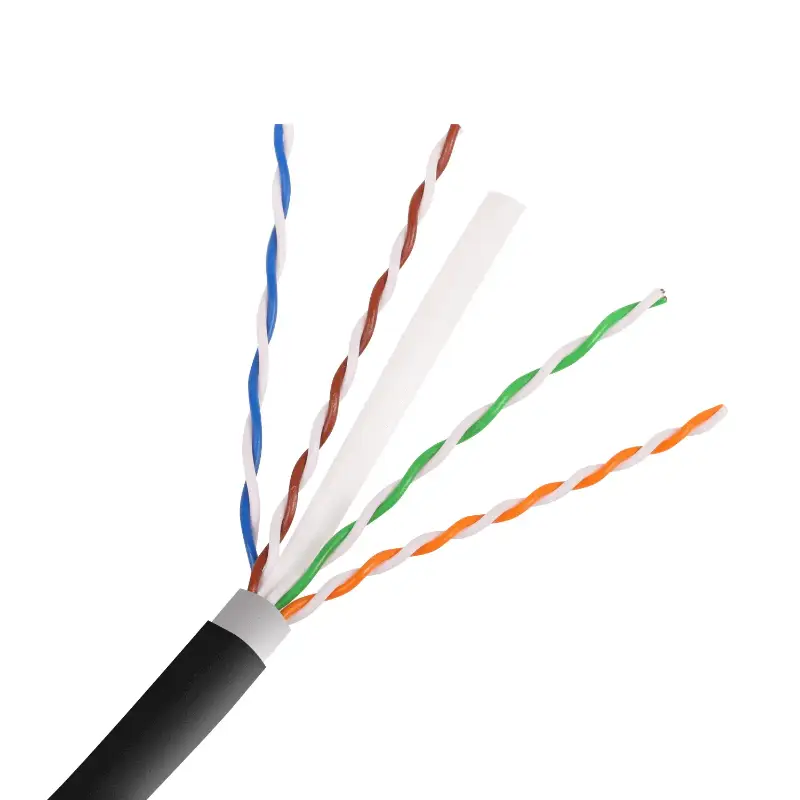 Picture of TapeCom UTP CAT6 BC Outdoor Black per meter