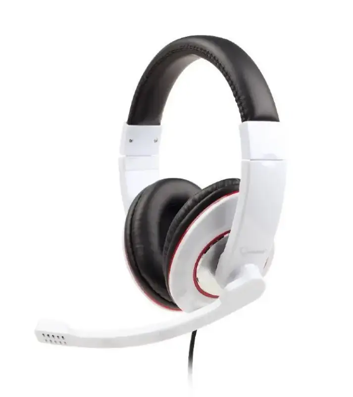 Picture of Gembird Stereo headset, glossy white MHS-001-GW