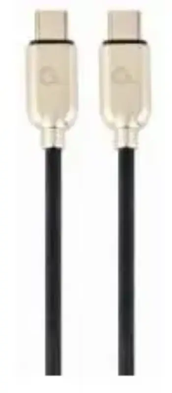 Picture of Gembird 60W Type-C Power Delivery Charging and Data Cable 1m Black CC-USB2PD60-CMCM-1M