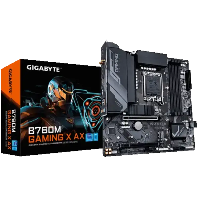 Picture of Gigabyte B760M Gaming X AX G12 LGA1700 DDR5 mATX Motherboard