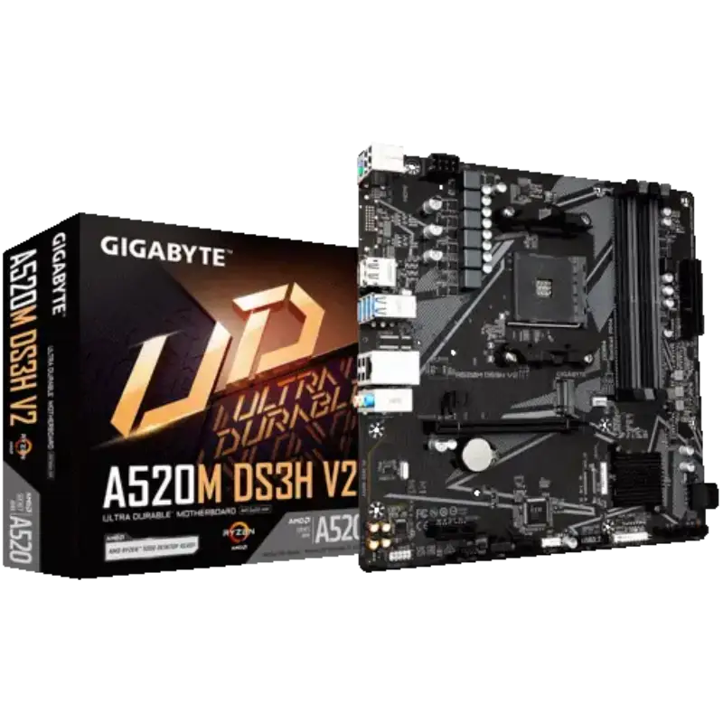 Picture of Gigabyte A520M DS3H V2 (rev. 1.0) AMD A520 Chipset