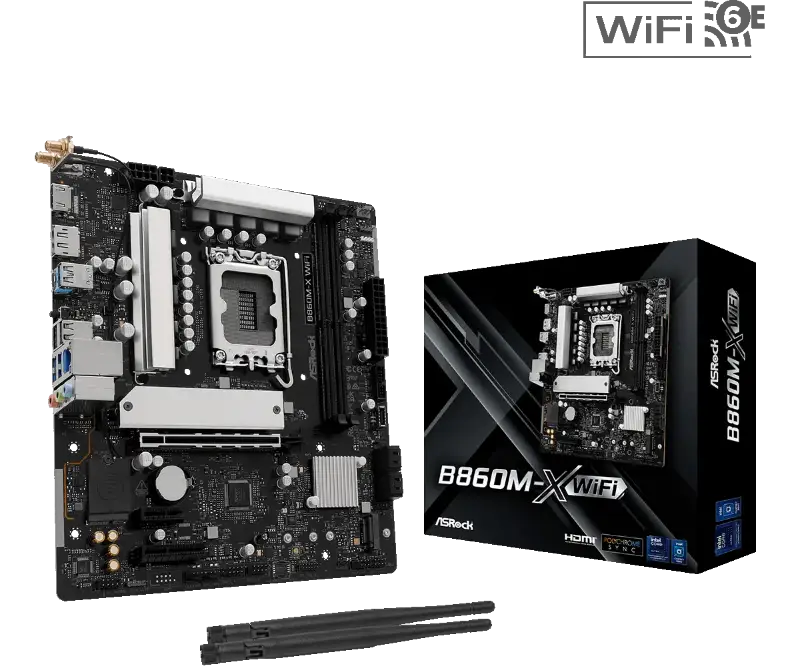 Picture of ASROCK  B860M-X WIFI INTEL B860/2DDR5/WIFI