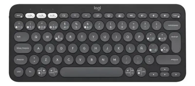 Picture of Logitech Pebble 2 Combo w/less US QWERTY-Layout, Grafite