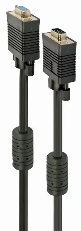 Picture of Gembird  Premium dual-shielded VGA cable with  ferrite cores ,3M CC-PPVGA-10-B