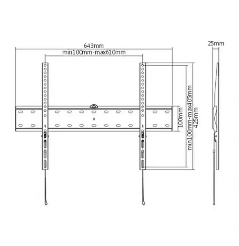 Picture of Gembird TV wall mount (fixed) 37”-70” up to 40KG  WM-70F-01