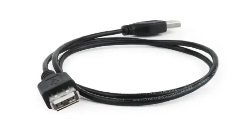 Picture of Gembird USB 2.0 extension cable, 0.75 m, black   CC-USB2-AMAF-75CM/300-BK