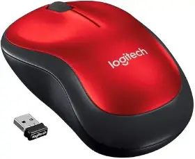 Picture of Logitech M185 Wireless 3-button Mouse  M185 Red