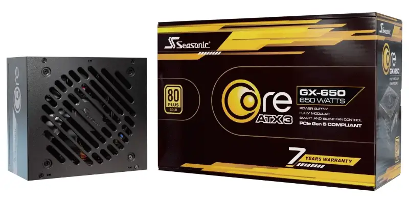 Picture of Seasonic CORE GX-650 (ATX 3) SRP-CGX651-A5A32SF