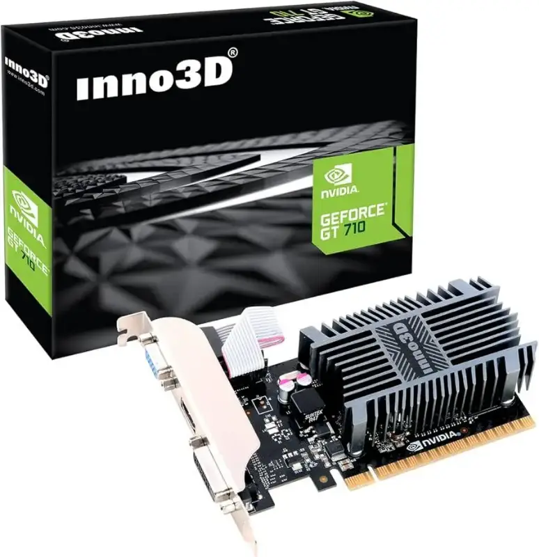 Picture of Inno3D GeForce GT 710 2GB DDR3 LP Low Profile N710-1SDV-E3BX