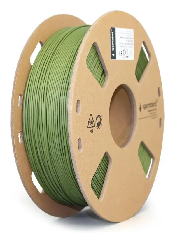 Picture of Gembird PLA Filament Military Green 1.75mm 1Kg   3DP-PLA-01-MTMG