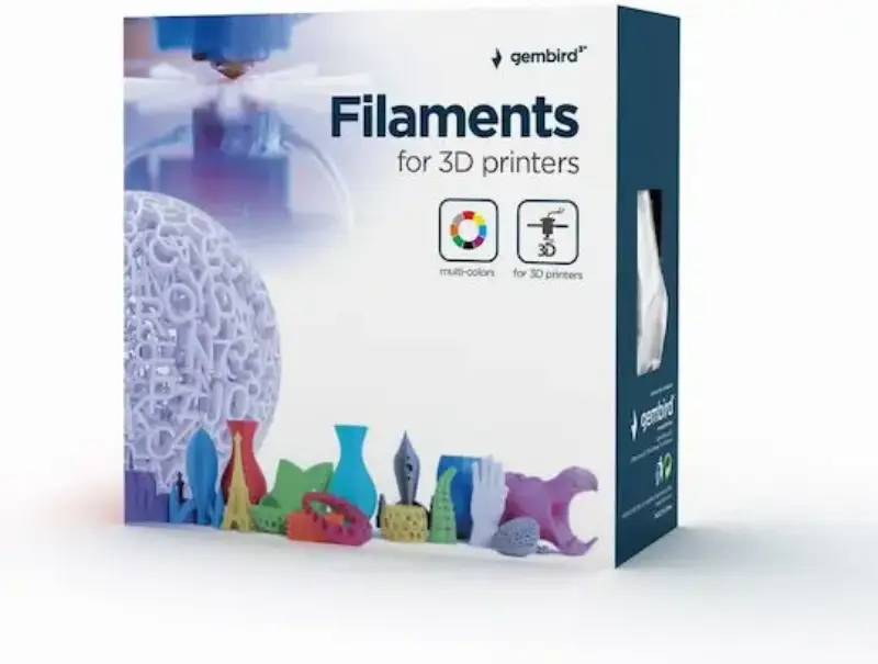 Picture of Gembird PLA Filament Transparent Red 1.75mm 1kg   3DP-PLA1.75-01-TR