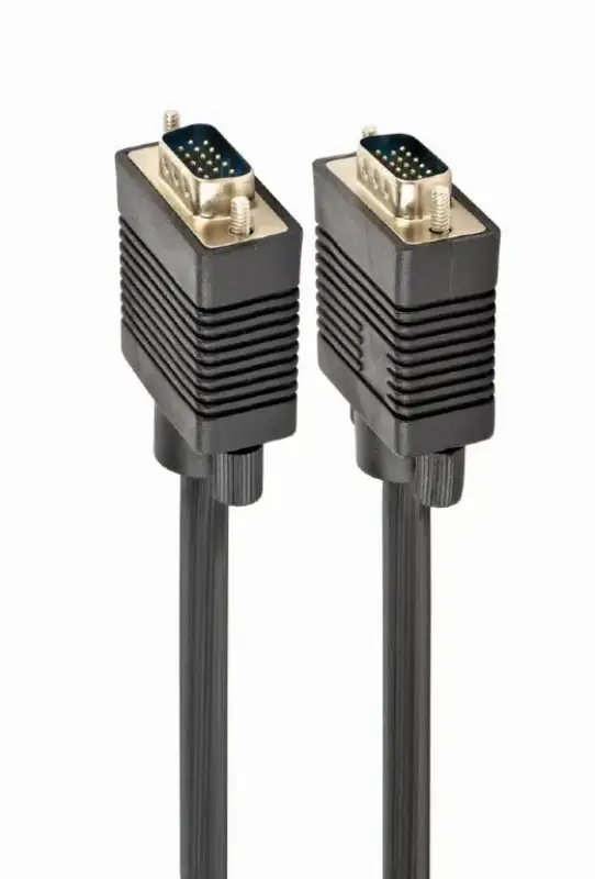 Picture of Gembird  Premium dual-shielded VGA cable with   ferrite cores, 5 m, black CC-PPVGA-5M-B