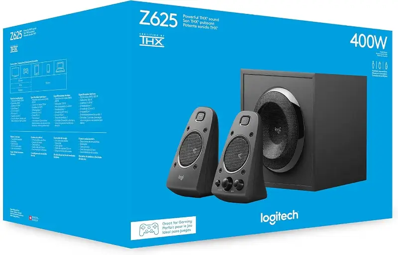 Picture of Logitech Loudspeakers Z625 Powerful  THX  Black