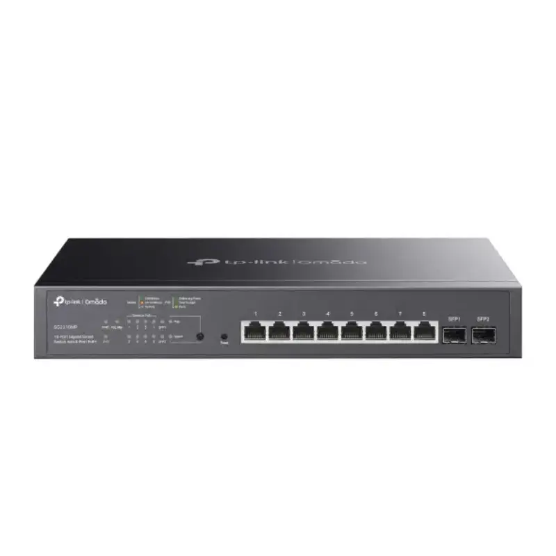 Picture of TP-Link Omada SG2210MP 10-Port Gigabit Smart Switch with 8-Port PoE+
