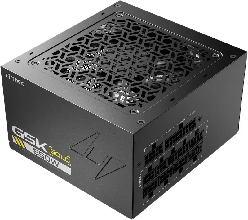 Picture of Antec GSK ATX3.1 850W 80 Plus Gold Full Modular  Power Supply