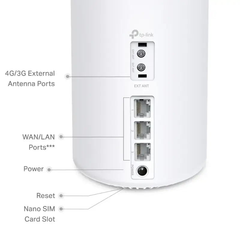 Picture of TP-Link Deco X10-4G(1-pack) AX1500 Mesh Wi-Fi 6  Gateway