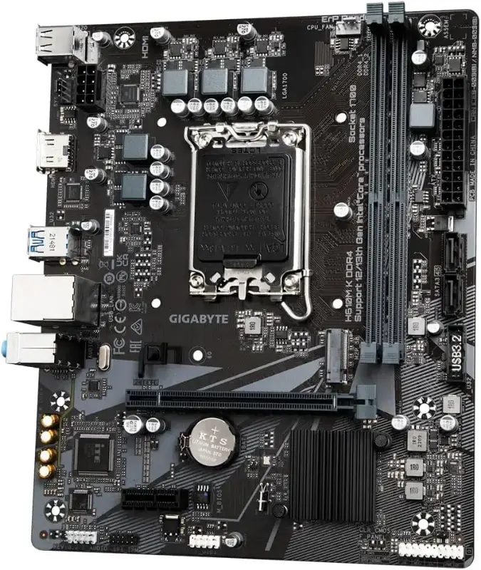 Picture of Gigabyte H610M K DDR4 (LGA1700 mATX Motherboard)