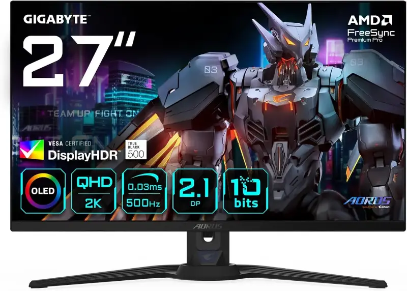 Picture of Gigabyte  AORUS FO27Q5P EK 27" OLED Gaming Monitor
