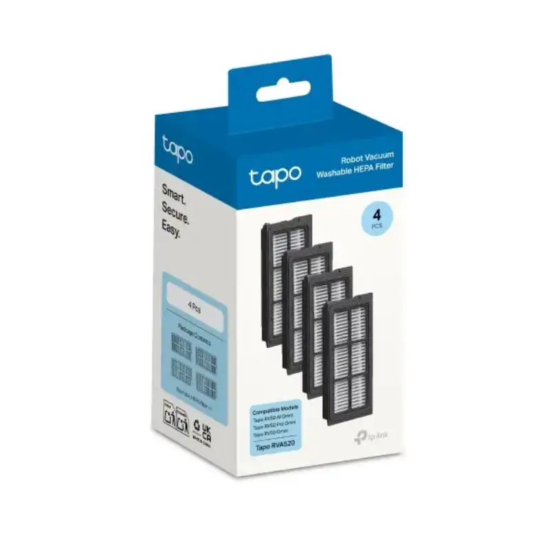 Picture of TP-Link Tapo RVA520 Robot Vacuum Washable  HEPA Filter