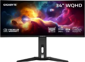 Picture of Gigabyte MO34WQC2 EK 34" WQHD QD-OLED Curved 240Hz Gaming Monitor
