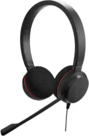 Picture of Jabra Evolve 20 UC Stereo On-Ear Headset Black