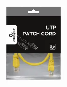 Picture of Gembird UTP CAT5e Patch cord Yellow 0.5m  PP12-0.5M/Y